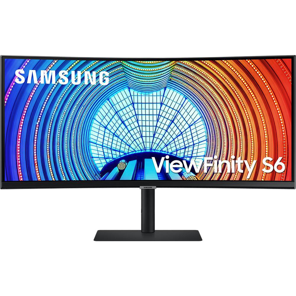 Monitor Samsung ViewFinity S6 LED LS34A650UB UWQHD 34" Curvo