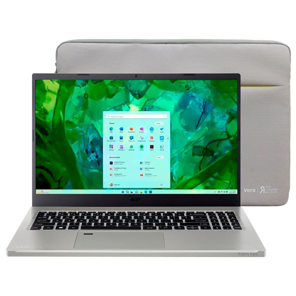 Notebook Acer Aspire Vero AV15-53P-71Z7 Intel Core i7 1.7GHz / Memória 16GB / SSD 512GB / 15.6" / Windows 11