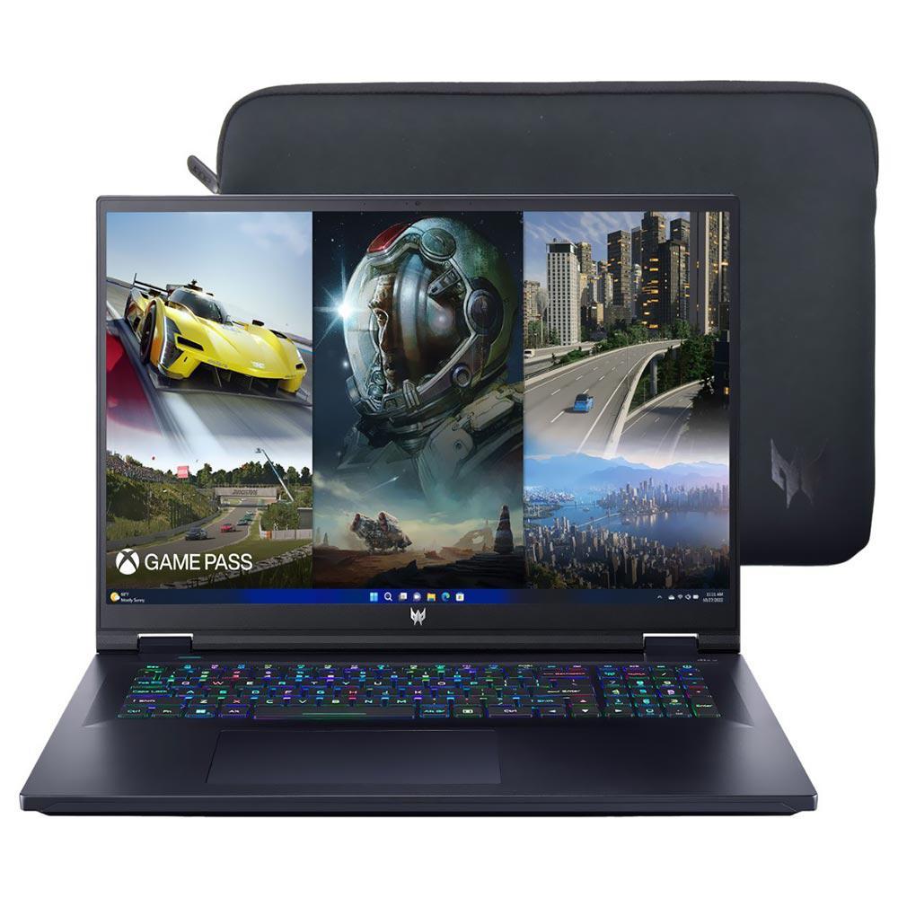Notebook Acer Predator Helios 18 PH18-72-93VM Intel Core i9 2.2GHz / Memória 32GB / SSD 1TB / 18" / Windows 11 / RTX 4080 12GB