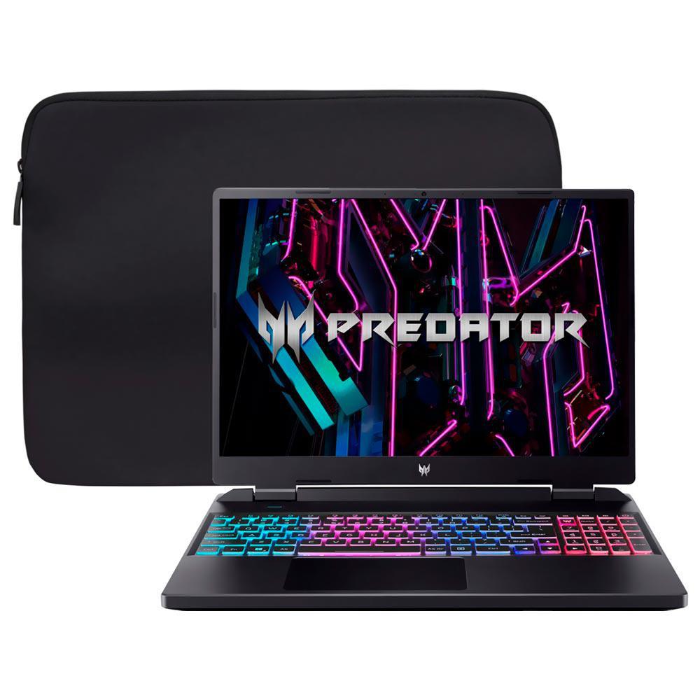 Notebook Acer Predator PHN16-71-73LT Intel Core i7 2.1GHz / Memória 16GB / SSD 1TB / 16" / Windows 11 / RTX 4060 8GB