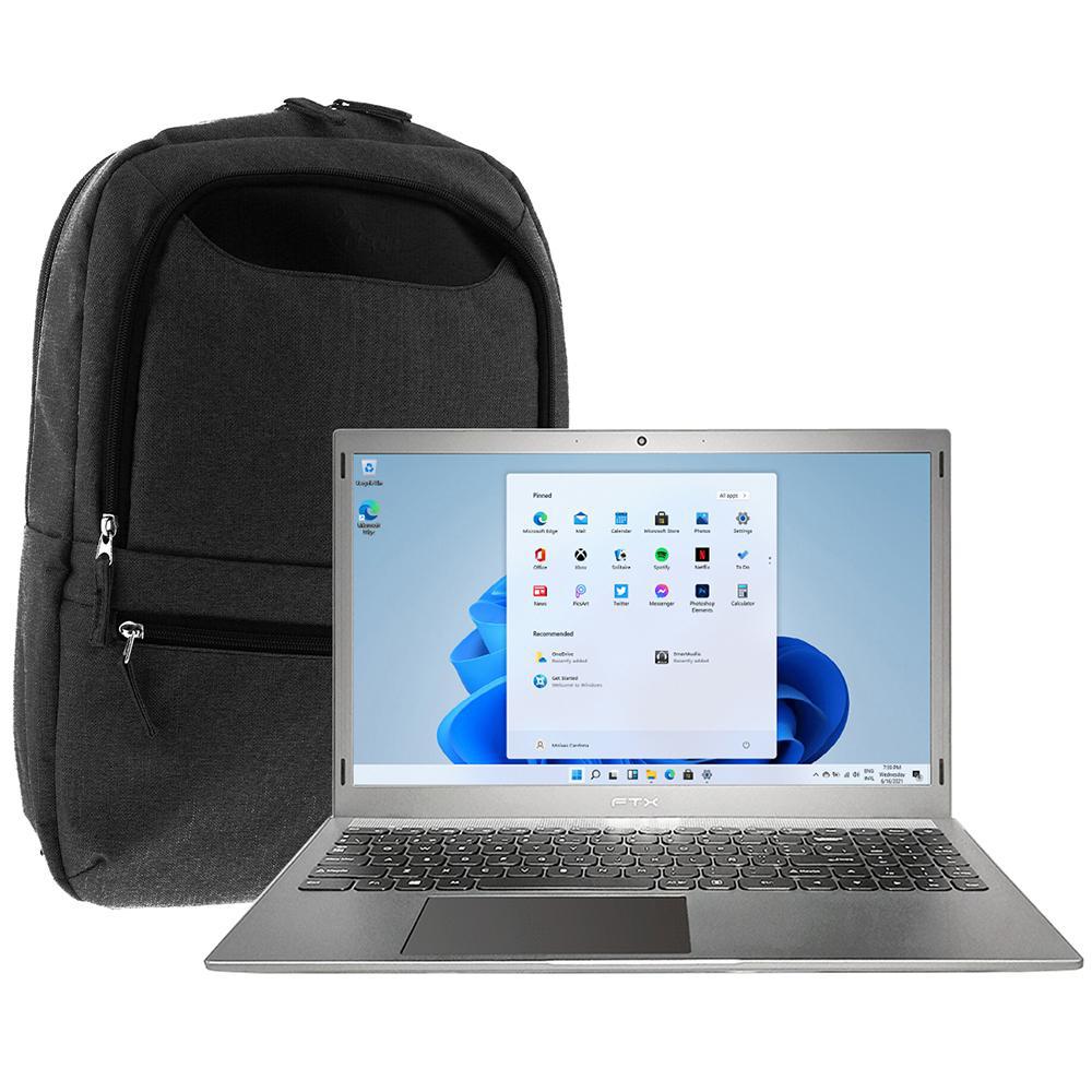 Notebook FTX 15N-NB11L1LA Intel Celeron 1.1GHz / Memória 4GB / eMMC 128GB / 15.6" / Windows 11