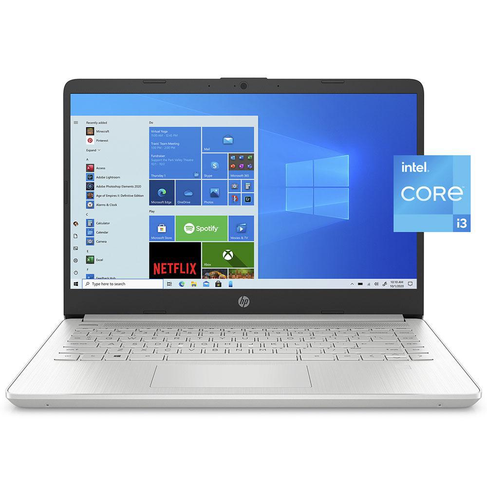 Notebook HP 14-DQ2055WM Intel Core i3 3.0GHz / Memória 4GB / SSD 256GB / 14" / Windows 10