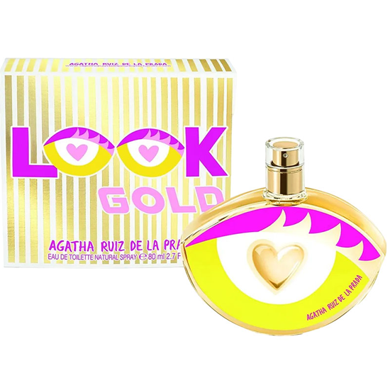 Perfume Agatha Ruiz de La Prada Look Gold Eau de Toilette Feminino 80ML