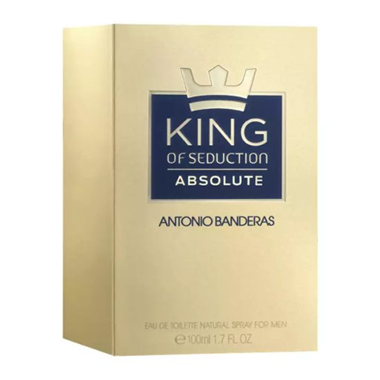 Perfume Antonio Banderas King Of Seduction Absolute Eau de Toilette Masculino 100ML foto 1