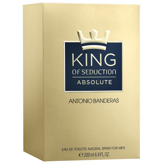 Perfume Antonio Banderas King Of Seduction Absolute Eau de Toilette Masculino 200ML foto 1