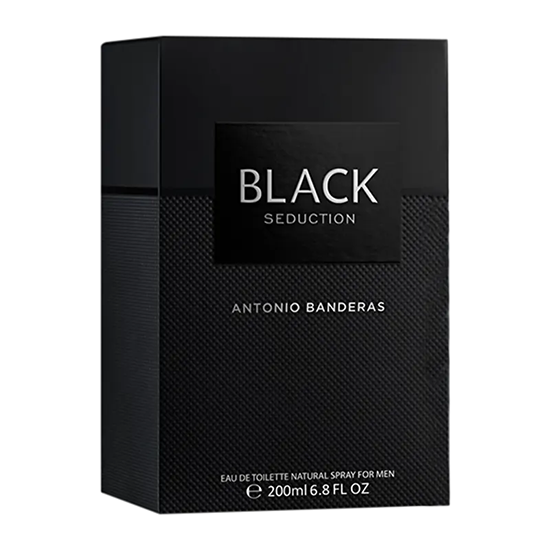 Perfume Antonio Banderas Seduction In Black Eau de Toilette Masculino 200ML foto 1