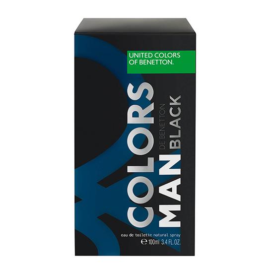 Perfume Benetton Colors Man Black Eau de Toilette Masculino 100ML foto 1