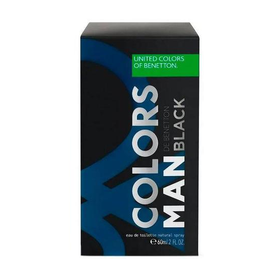 Perfume Benetton Colors Man Black Eau de Toilette Masculino 60ML foto 1