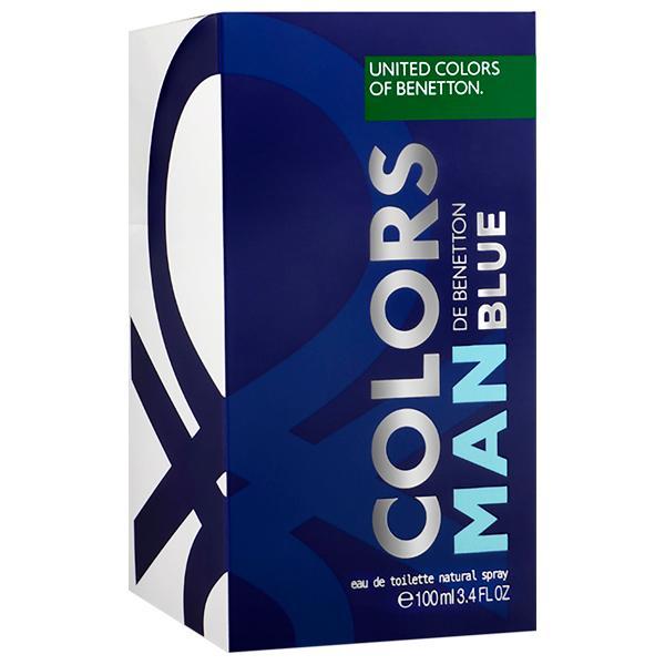 Perfume Benetton Colors Man Blue Eau de Toilette Masculino 100ML foto 1