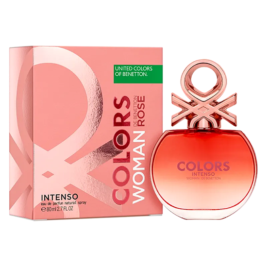 Perfume Benetton Colors Woman Rose Intenso Eau de Parfum Feminino 80ML foto 2