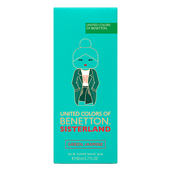 Perfume Benetton Sisterland Green Jasmine Eau de Toilette Feminino 80ML foto 1