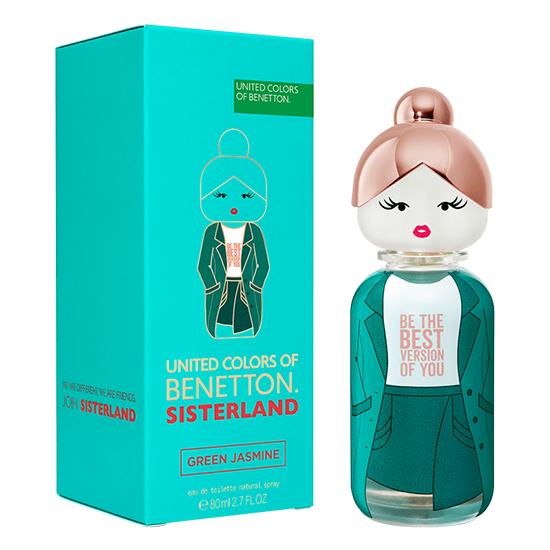 Perfume Benetton Sisterland Green Jasmine Eau de Toilette Feminino 80ML foto 2
