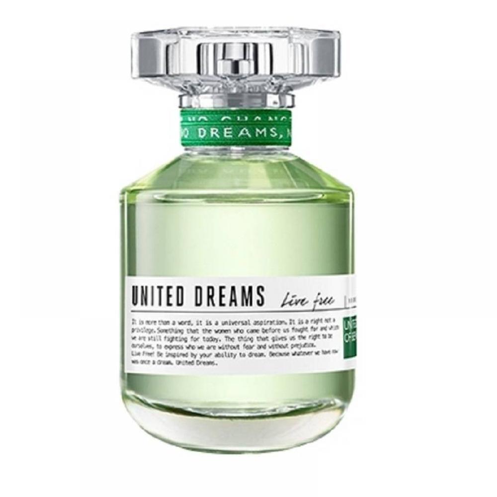 Perfume Benetton United Dreams Live Free Eau de Toilette Feminino 80ML foto principal