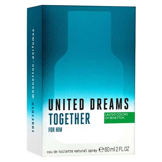 Perfume Benetton United Dreams Together For Him Eau de Toilette Masculino 60ML foto 1