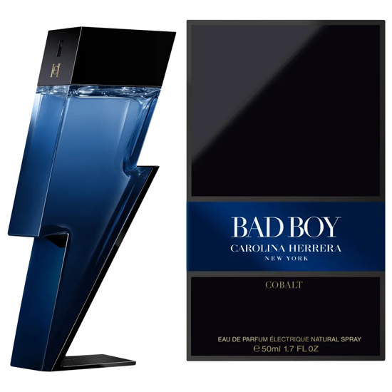 Perfume Carolina Hererra Bad Boy Cobalt Eau de Parfum Masculino 50ML foto 2