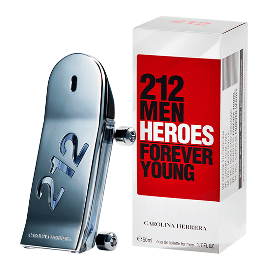 Perfume Carolina Herrera 212 Men Heroes Forever Young Eau de Toilette Masculino 50ML foto 2