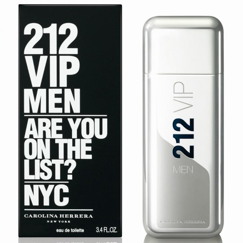 Perfume Carolina Herrera 212 Vip Eau de Toilette Masculino 200ML foto 1