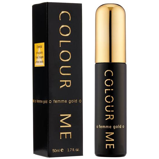 Perfume Colour Me Femme Gold Eau de Parfum Feminino 50ML