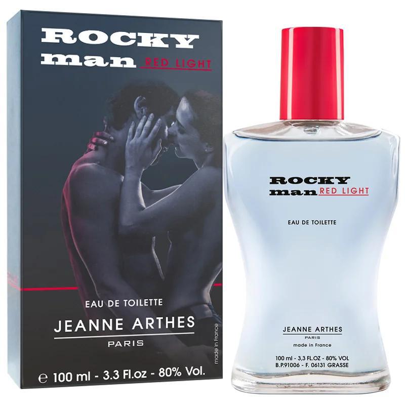 Perfume Jeanne Arthes Rocky Man Red Light Eau de Toilette Masculino 100ML