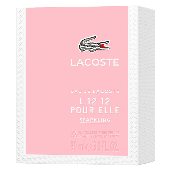 Perfume Lacoste L.12.12 Pour Elle Sparkling Eau de Toilette Feminino 90ML foto 1