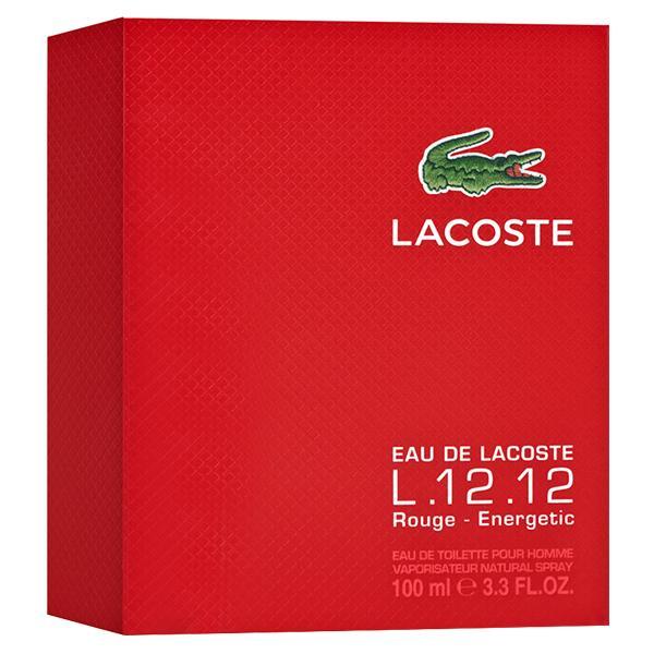 Perfume Lacoste L.12.12 Rouge Energetic Eau de Toilette Masculino 100ML foto 1