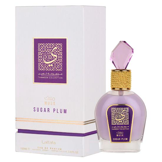 Perfume Lattafa Thameen Musk Sugar Plum Eau de Parfum Feminino 100ML