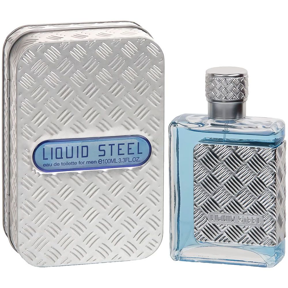 Perfume Linn Young Liquid Steel Eau de Toilette Masculino 100ML foto 1