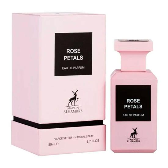 Perfume Maison Alhambra Rose Petals Eau de Parfum Feminino 80ML