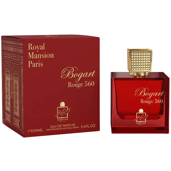 Perfume Milestone Bogart Rouge 560 Eau de Parfum Unissex 100ML