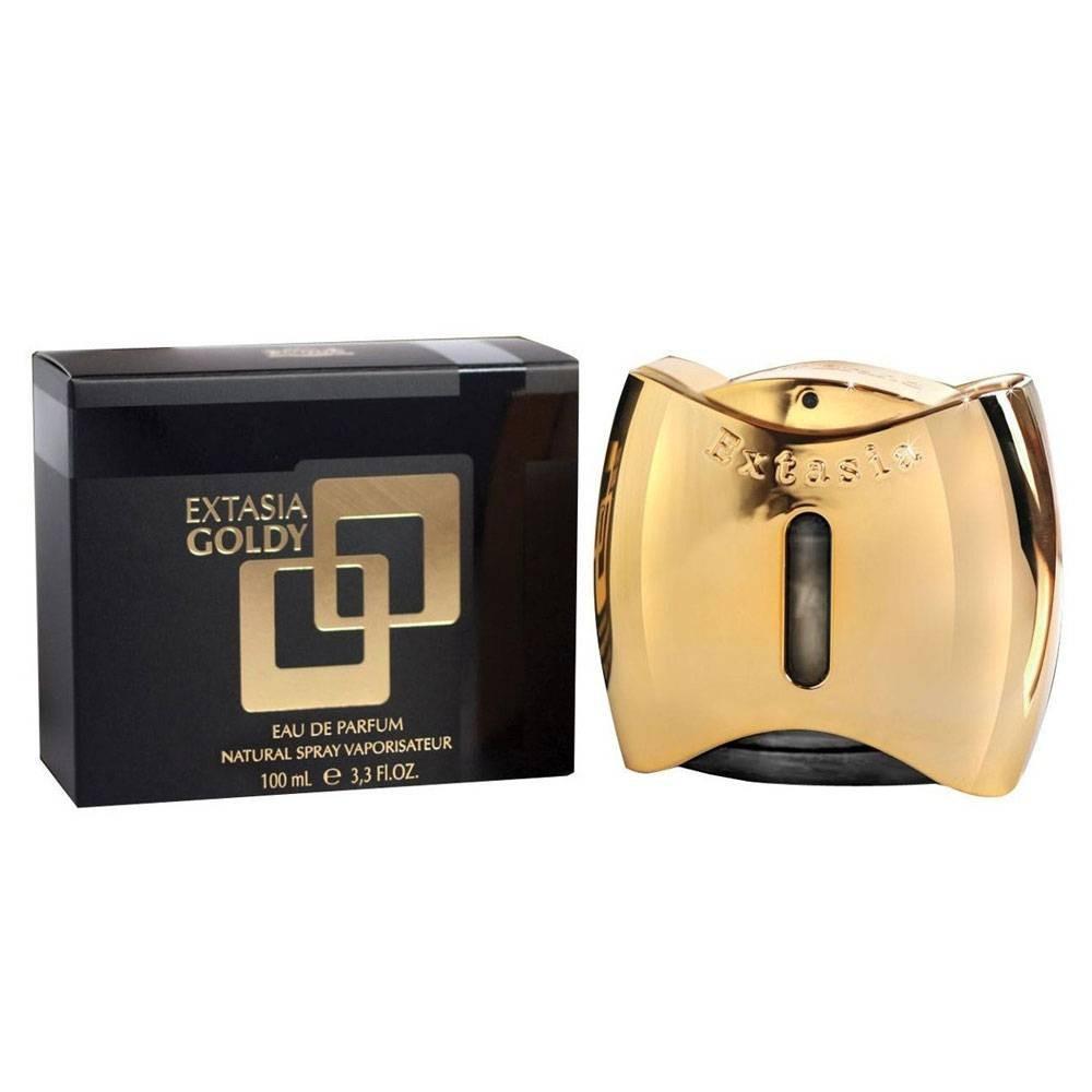 Perfume New Brand Extasia Goldy Eau de Parfum Feminino 100ML foto 1