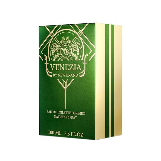 Perfume New Brand Venezia Eau de Toilette Masculino 100ML foto 1