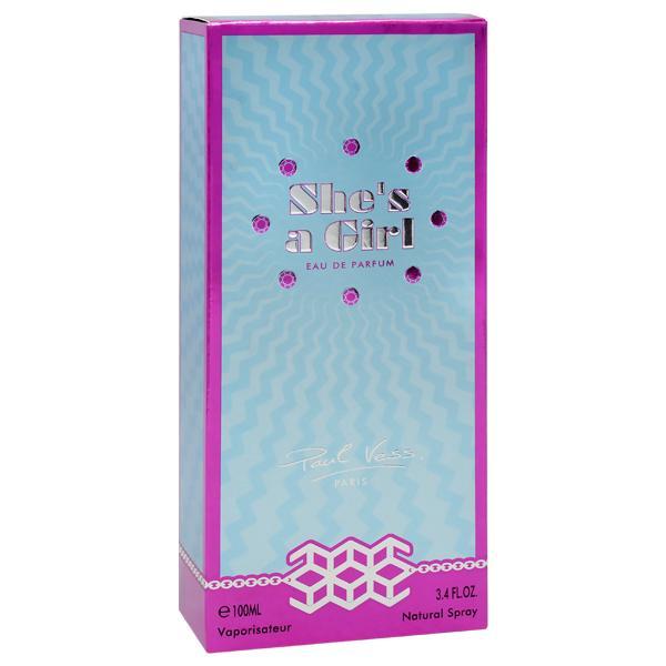 Perfume Paul Vess She's A Girl Eau de Parfum Feminino 100ML foto 1