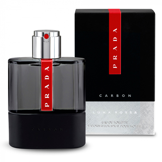 Perfume Prada Luna Rossa Carbon Eau de Toilette Masculino 50ML foto 1
