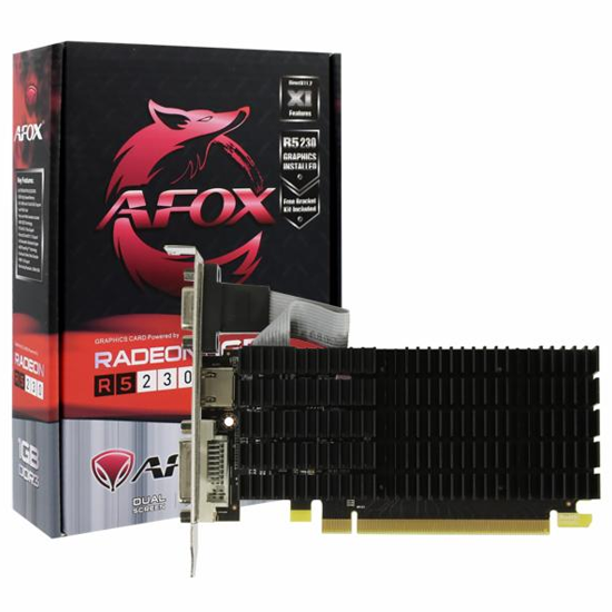 Placa de Vídeo Afox Radeon R5-230 1GB DDR3 PCI-Express