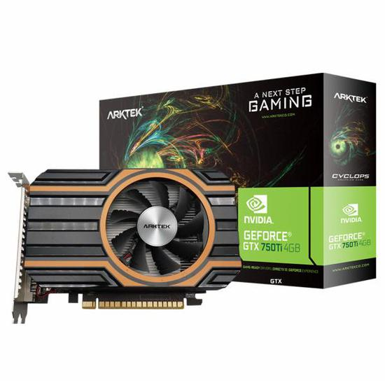 Placa de Vídeo Arktek Cyclops GeForce GTX750TI 4GB GDDR5 PCI-Express