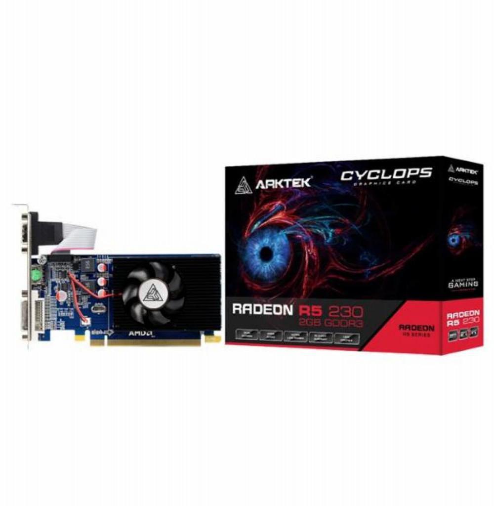 Placa de Vídeo Arktek Cyclops Radeon R5-230 2GB GDDR3 PCI-Express foto principal