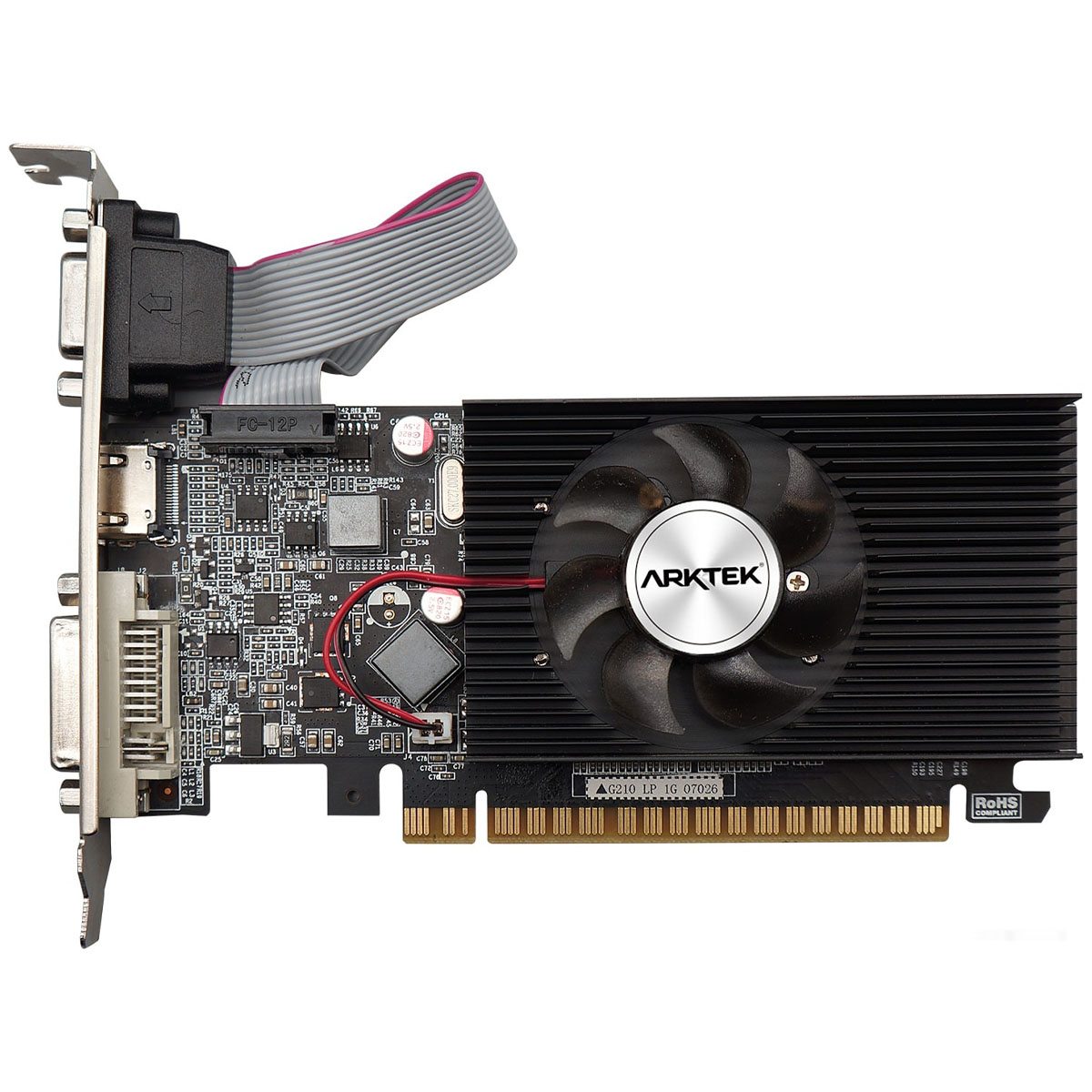 Placa de Vídeo Arktek Cyclops GeForce GT610 1GB DDR3 PCI-Express foto 1