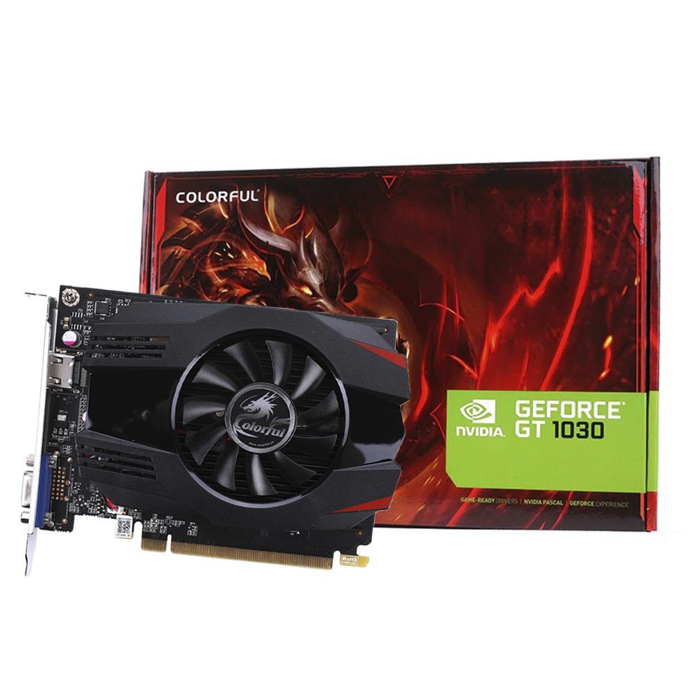 Placa de Vídeo Colorful GeForce GT1030 2GB DDR4 PCI-Express