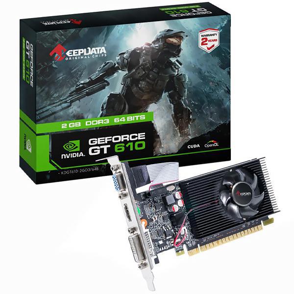 Placa de Vídeo Keepdata GeForce GT610 2GB DDR3 PCI-Express foto principal