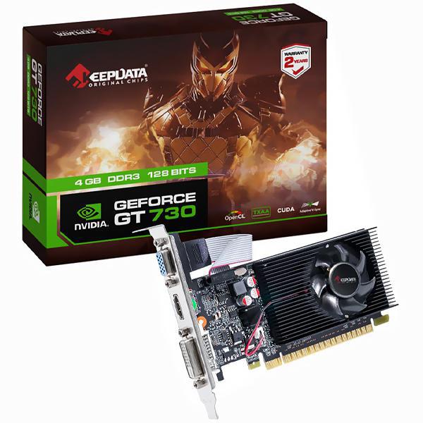 Placa de Vídeo Keepdata GeForce GT730 4GB DDR3 PCI-Express foto principal
