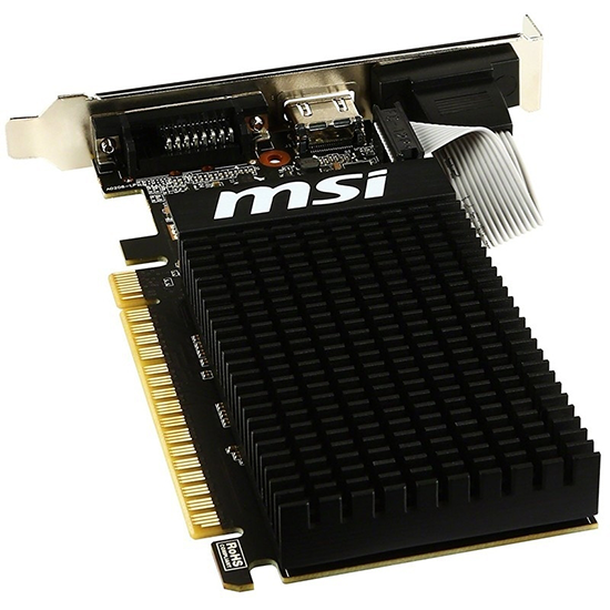 Placa de Vídeo MSI GeForce GT710 1GB DDR3 PCI-Express foto 2