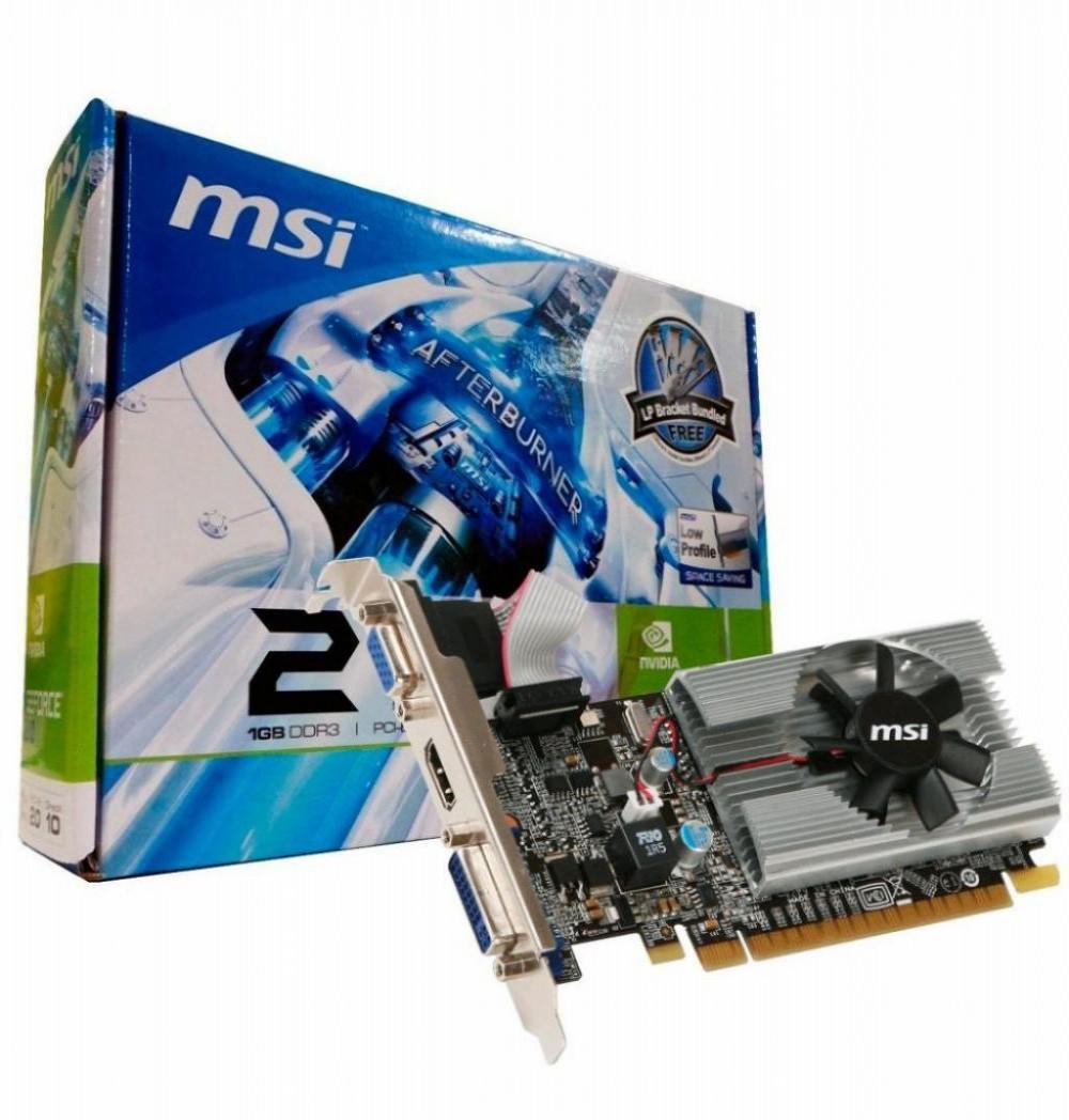 Placa de Vídeo MSI GeForce N210 1GB DDR3 PCI-Express