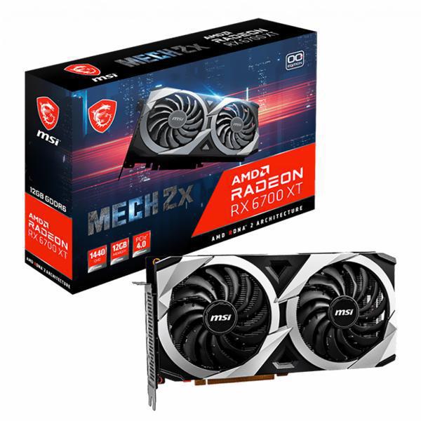 Placa de Vídeo MSI Radeon RX6700 XT Mech 2X OC 12GB GDDR6 PCI-Express