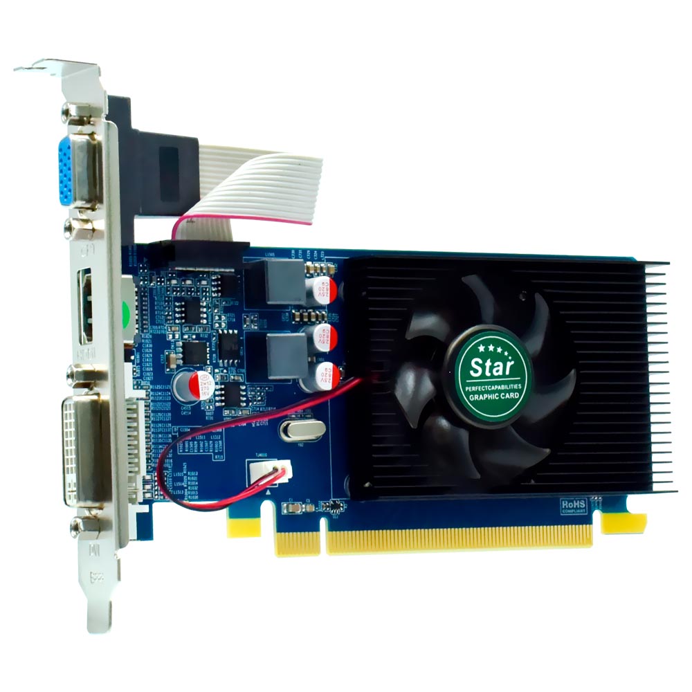 Placa de Vídeo Star Radeon R5-230 2GB DDR3 PCI-Express
