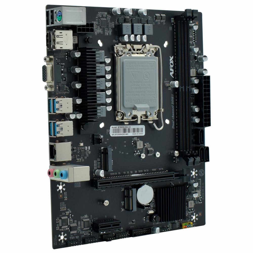 Placa Mãe Afox B760D5-MA-V2 Intel Soquete LGA 1700 foto 1