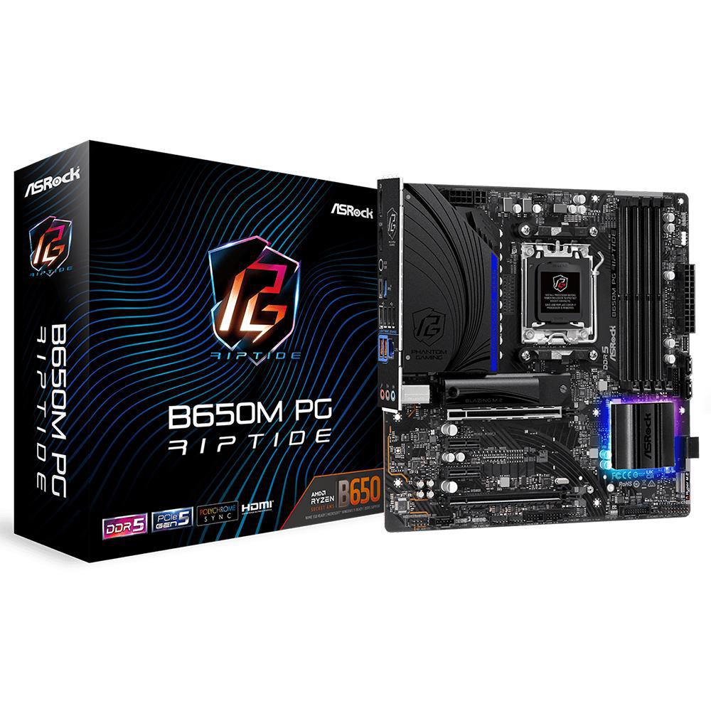 Placa Mãe Asrock B650M PG Riptide AMD Soquete AM5