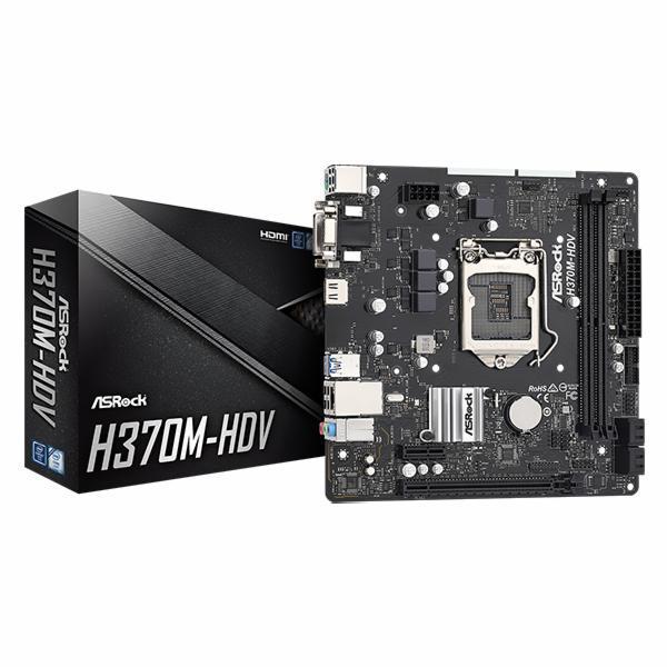 Placa Mãe Asrock H370M-HDV Intel Soquete LGA 1151