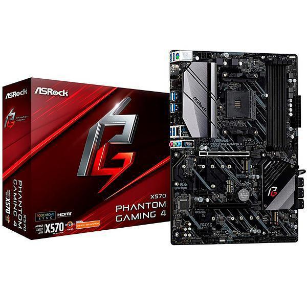 Placa Mãe Asrock X570 Phantom Gaming 4 AMD Soquete AM4