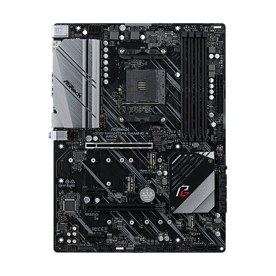 Placa Mãe Asrock X570 Phantom Gaming 4 AMD Soquete AM4 foto 1