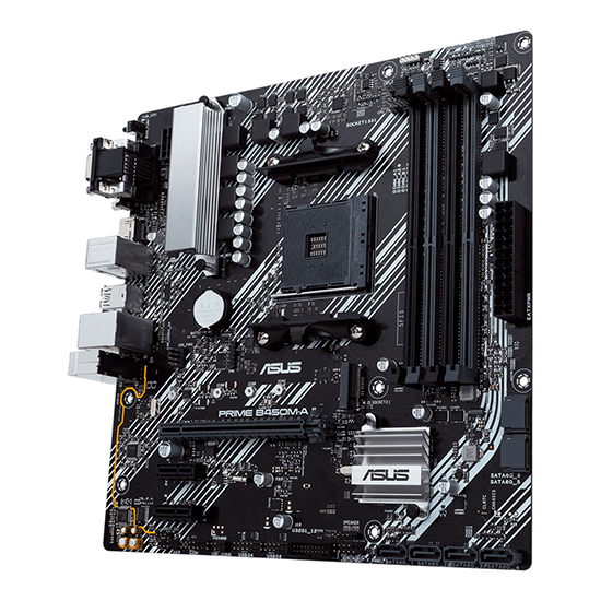Placa Mãe Asus Prime B450M-A II AMD Soquete AM4 foto 1